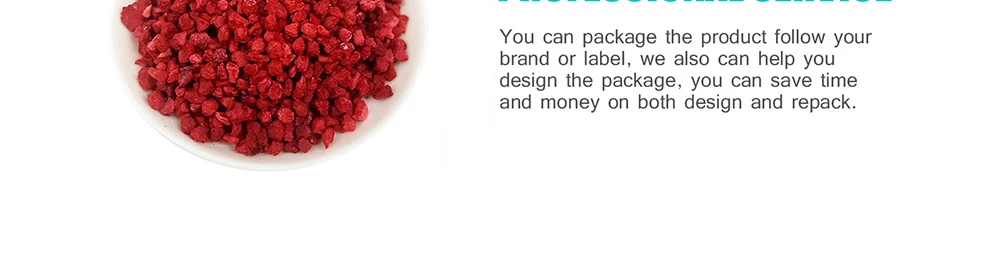 Customized Freeze Dried Raspberry Powder
