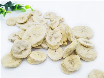 Alle naturlige frysetørkede bananchips